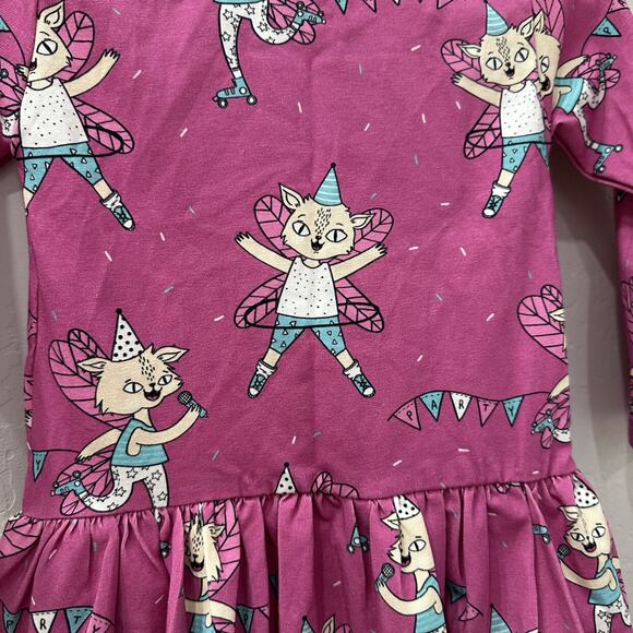 NWT Raspberry Republic Flying Kitty Pink Body Dress - Picture 4 of 7